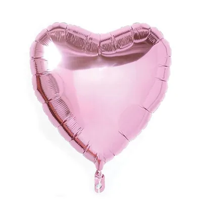 4x Pink Heart w Hellium