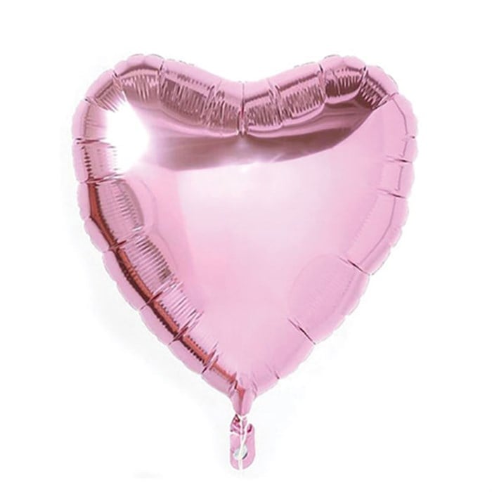4x Pink Heart w Hellium