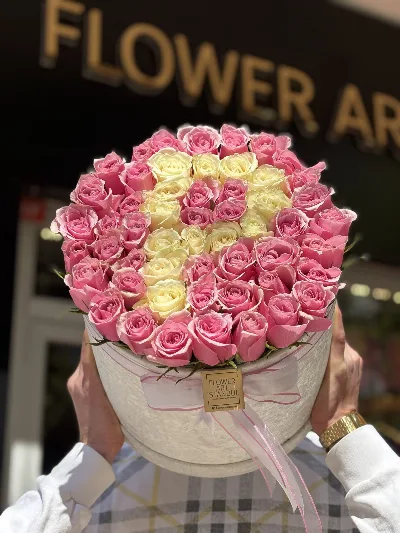 Pink Rose Letter Box