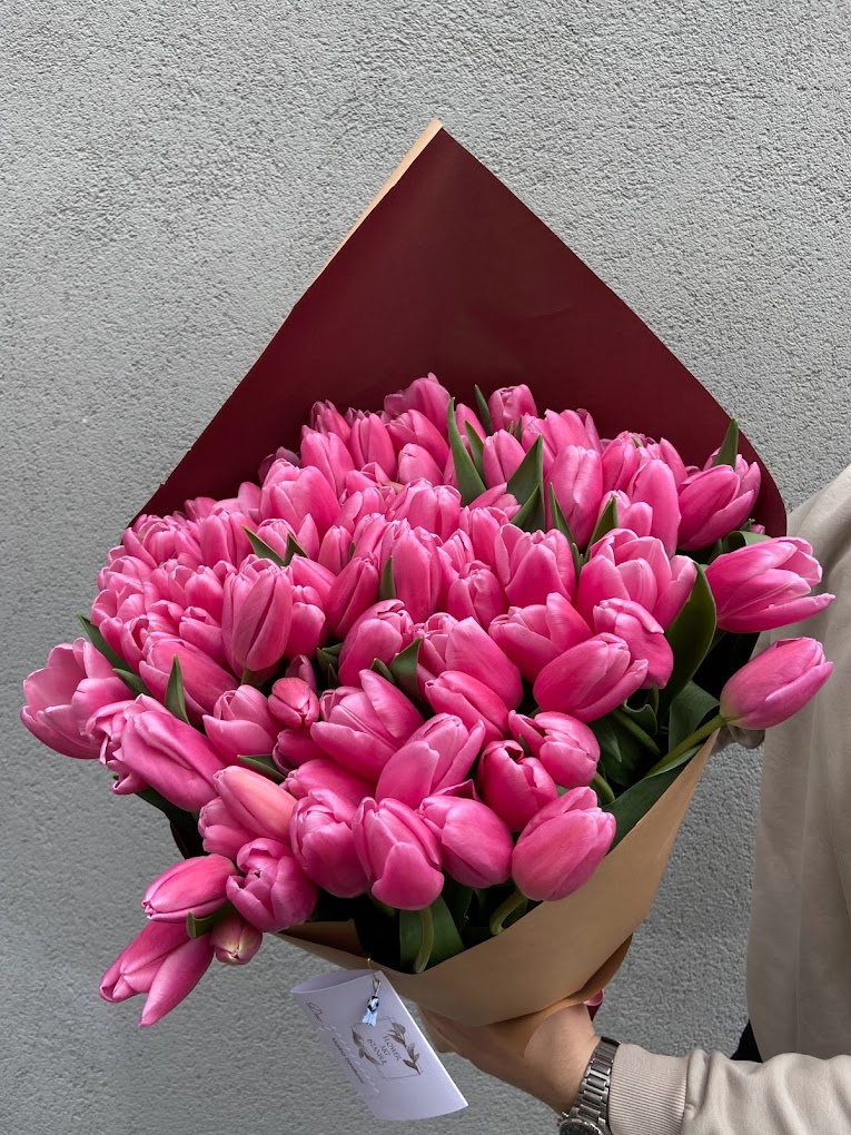 101 Pink Tulips
