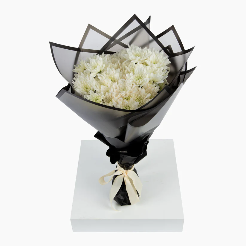 20 White Chrysanthemums